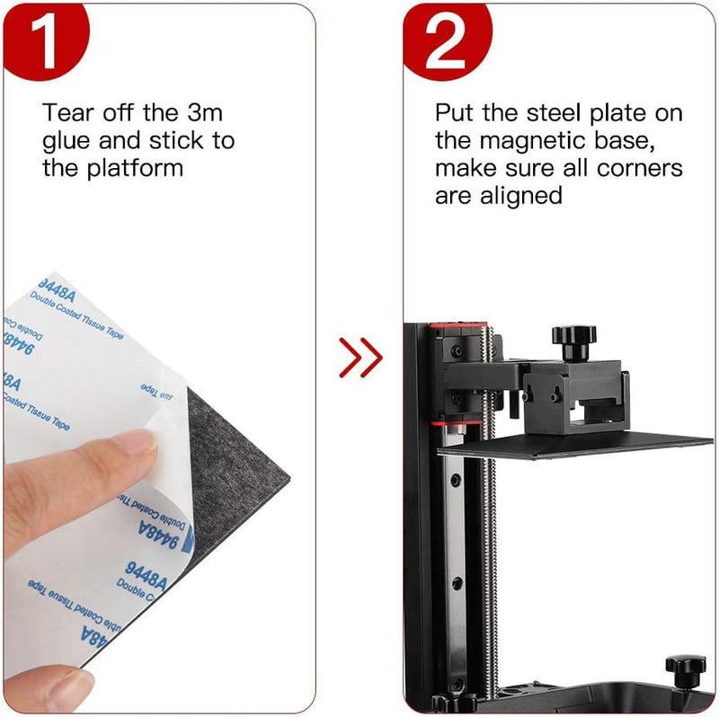 Sovol Upgraded Platform 2 Pack, Resin Magnetic Flexible Steel Plate Flex Bed Fits for Mars 3 Mars 3 Pro Mars 3 Ultra 4K SLA LCD Resin 3D Printer 150x95mm - Image 5